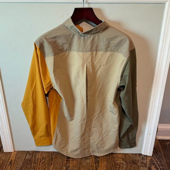 NEW Nike ACG Devastation Trail Dri-Fit Shirt Khaki Hiking Men Medium DN3936-247 - Picture 6 of 14